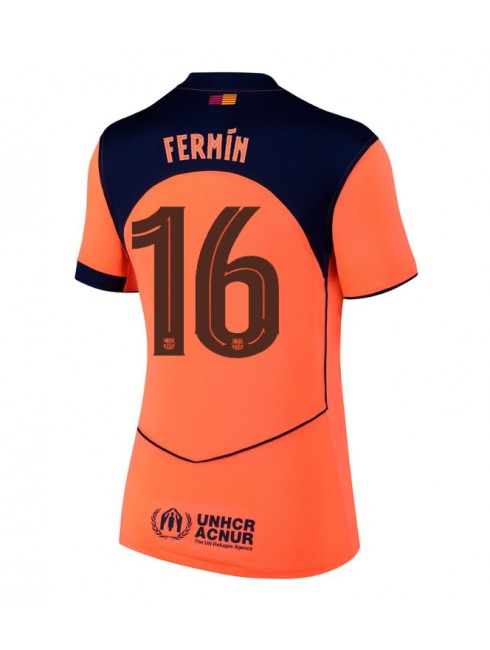 Ženski Nogometna dresi replika Barcelona Fermin Lopez #16 Tretji 2025-26 Kratek rokav Ženski Nogometna dresi replika Barcelona Fermin Lopez #16 Tretji 2025-26 Kratek rokav